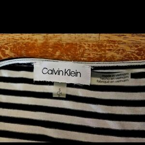 Calvin Klein Womens Blouse. Size S. Stripes. Vintage.